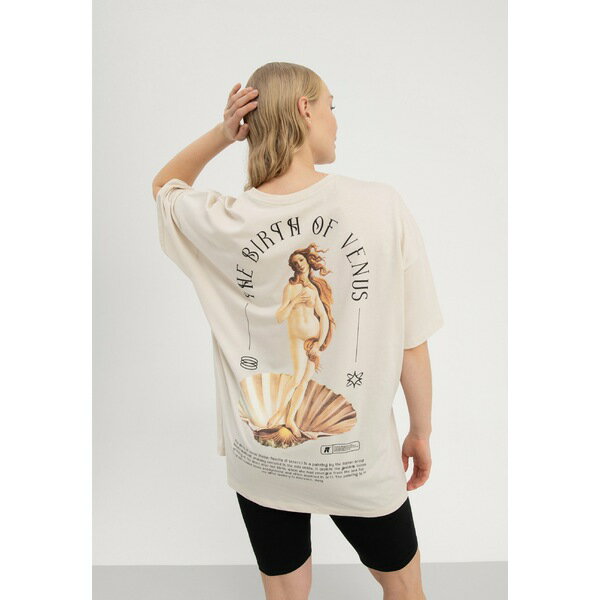 C[u Ah Ih fB[X TVc gbvX LIZ VENUS - Print T-shirt - beige