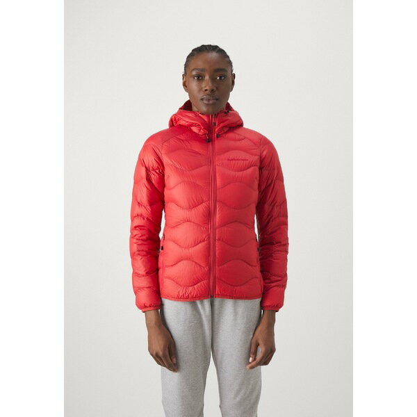 ピークパフォーマンス レディース フィットネス スポーツ HELIUM HOOD - Down jacket - rot