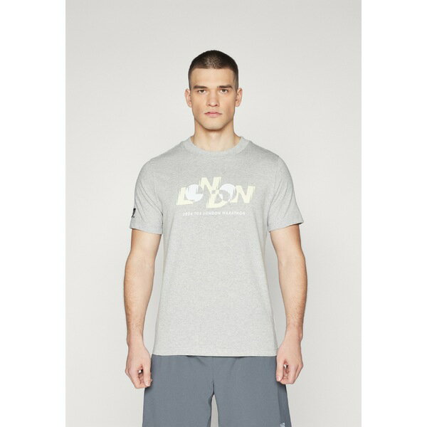 ニューバランス メンズ バスケットボール スポーツ LONDON EDITION GRAPHIC - Print T-shirt - grey