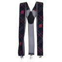 G[OEBO Y xg ANZT[ NC State Wolfpack Suspenders Black
