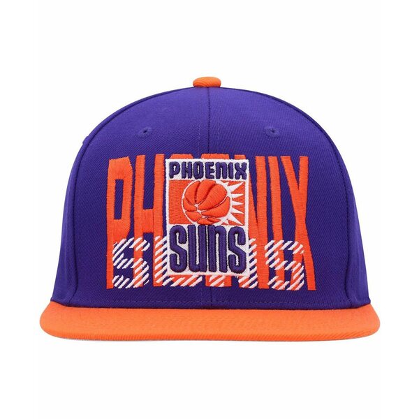 ミッチェル&ネス レディース 帽子 アクセサリー Men's Purple Phoenix Suns SOUL Cross Check Snapback Hat Purple