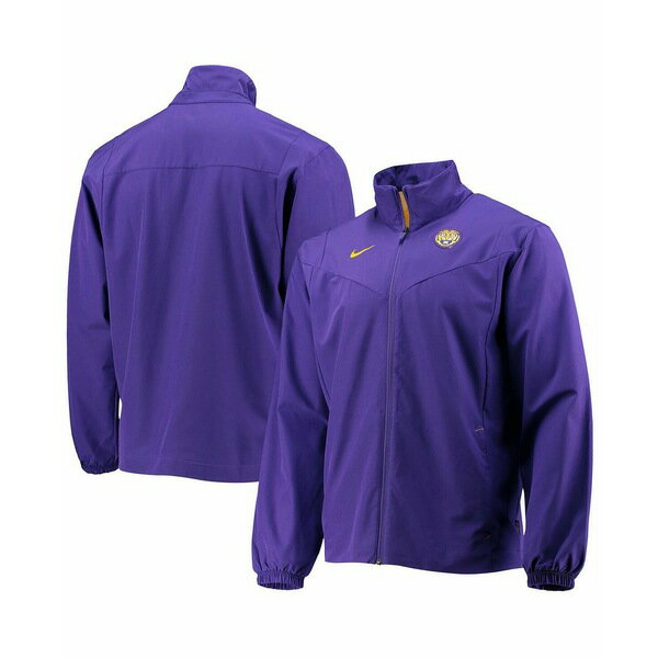 ナイキ ブルゾン レディース ナイキ レディース ジャケット＆ブルゾン アウター Men's Purple LSU Tigers 2021 Sideline Full-Zip Jacket Ctpurp/uni