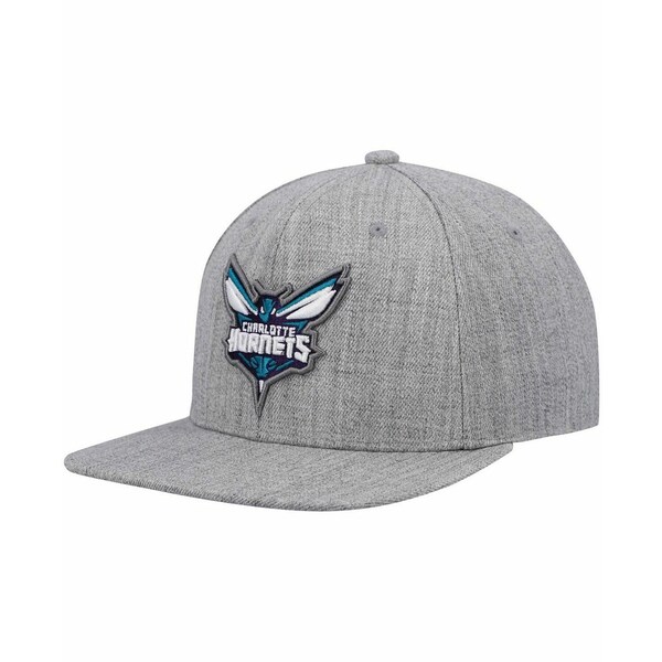 ߥå&ͥ ǥ ˹ ꡼ Men's Heathered Gray Charlotte Hornets 2.0 Snapback Hat Heathered Gray