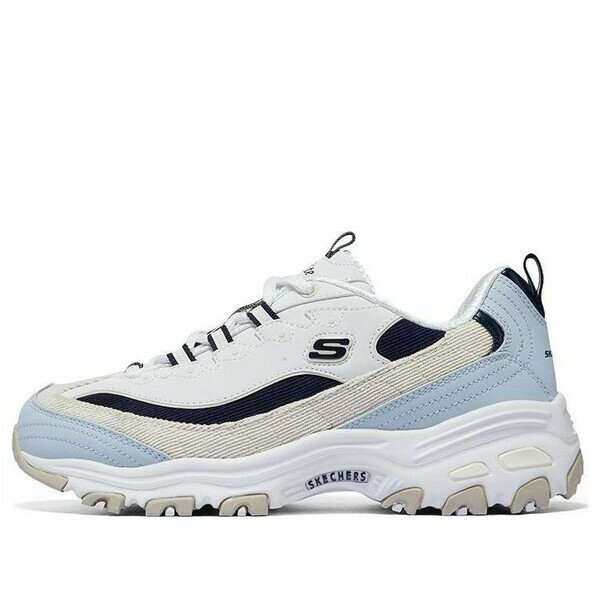 Skechers スケッチャーズ レディース スニーカー 【(WMNS) Skechers D'Lites Varsity Spirit Shoes 'White Blue Black' 896276-BLMT】 サイズ US_W_10