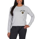 コンセプトスポーツ レディース Tシャツ トップス Vegas Golden Knights Concepts Sport Women's Greenway Long Sleeve Top Gray