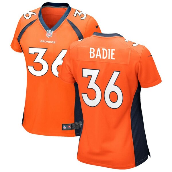 iCL fB[X jtH[ gbvX Denver Broncos Nike Women's Custom Game Jersey Orange