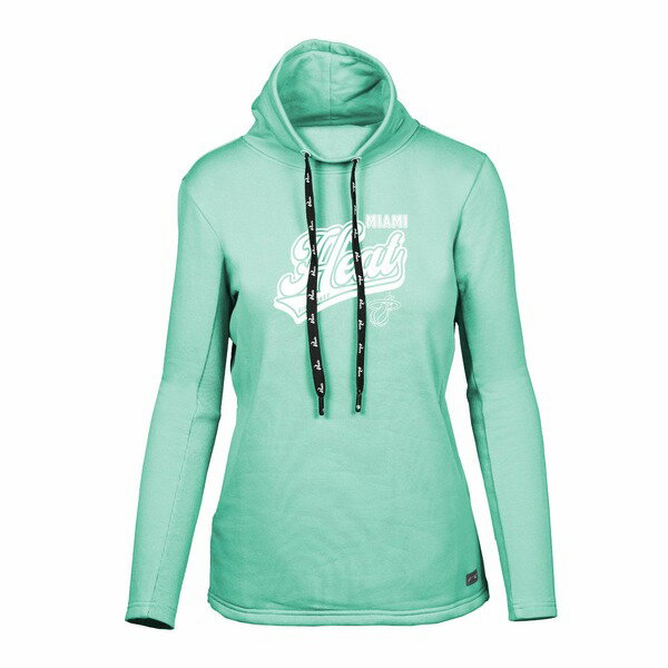 ٥륦 ǥ ѡåȥ  Miami Heat Levelwear Women's Loop Sweep Pullover Sweatshirt Mint