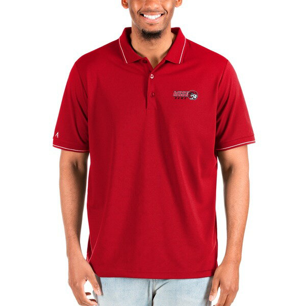 アンティグア メンズ ポロシャツ トップス WinstonSalem State Rams Antigua Big & Tall Affluent Polo Red