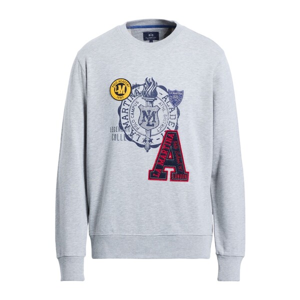 【送料無料】 ラ マルティーナ メンズ パーカー・スウェットシャツ アウター Sweatshirts Grey