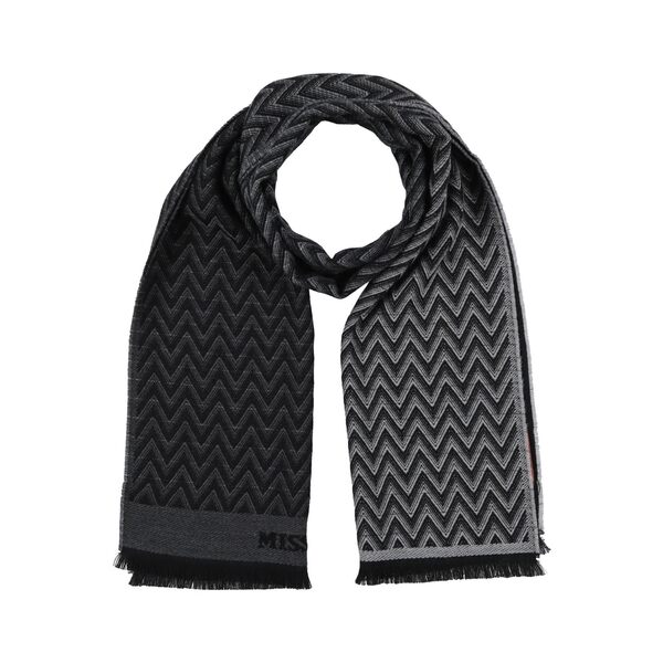 【送料無料】 ミッソーニ メンズ マフラー・ストール・スカーフ アクセサリー Scarves Black