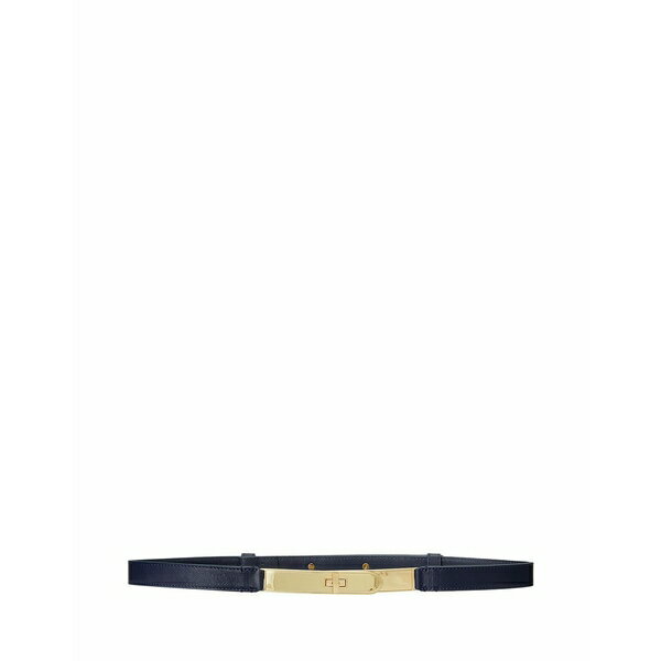 ラルフローレン 【送料無料】 ラルフローレン レディース ベルト アクセサリー TURN-LOCK SKINNY LEATHER BELT Midnight blue