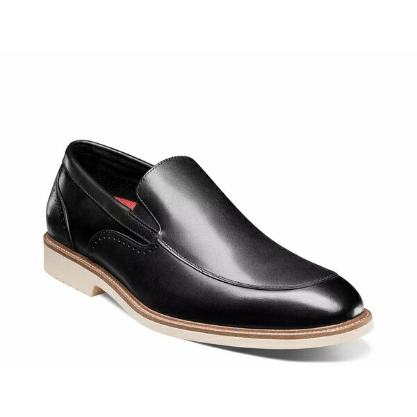 ステイシーアダムス メンズ スリッポン・ローファー シューズ Wellington Loafer Black