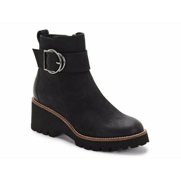 ブロンド レディース ブーツ シューズ Dagger Waterproof Bootie Black Suede