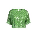 【送料無料】 エルマンノ フィレンツェ レディース Tシャツ トップス Tops Green