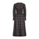 【送料無料】 ガニー レディース ワンピース トップス Midi dresses Black