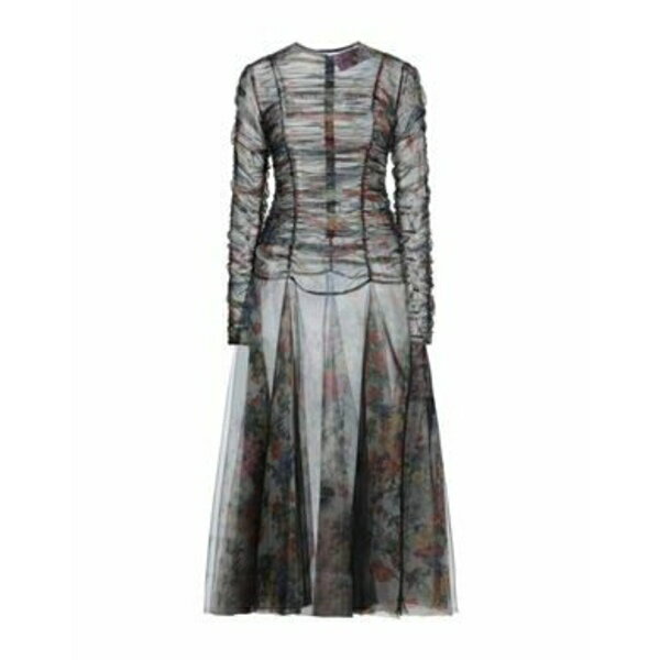 【送料無料】 ビクターアンドロルフ レディース ワンピース トップス Maxi dresses Black