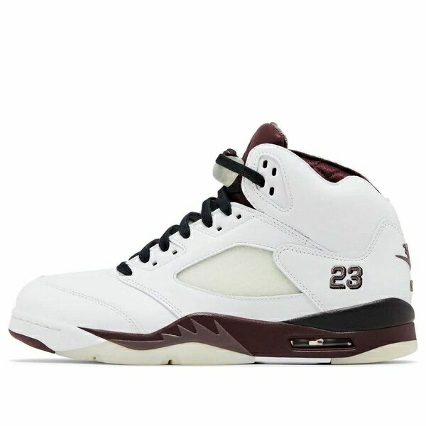 Air Jordan ジョーダン メンズ スニーカー White/Violet Ore/Burgundy Crush/Black 【Air Jordan 5 R...