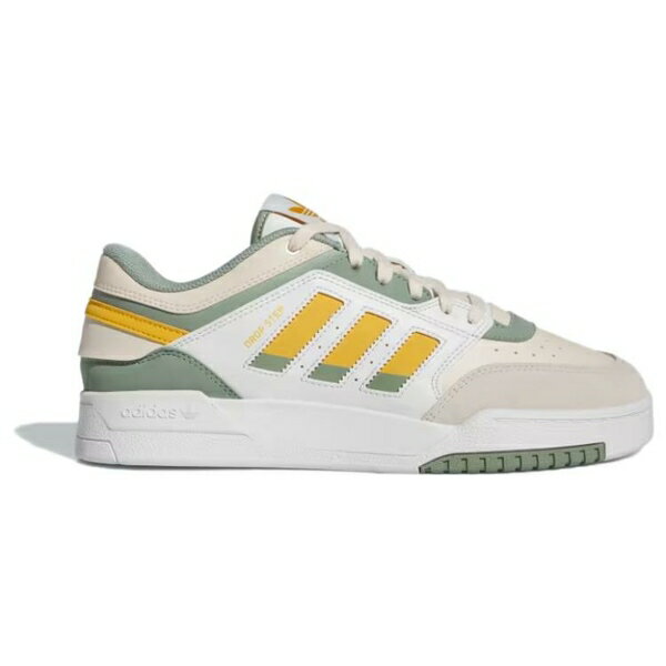 adidas アディダス メンズ スニーカー Crystal White / Preloved Yellow / Silver Green 【adidas Originals Drop Step Low Shoes 'Crystal White Yellow Silver Green' IF2610】 サイズ US_8.5(26.5cm)