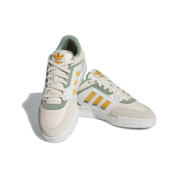 adidas アディダス メンズ スニーカー Crystal White / Preloved Yellow / Silver Green 【adidas Originals Drop Step Low Shoes 'Crystal White Yellow Silver Green' IF2610】 サイズ US_8.5(26.5cm)