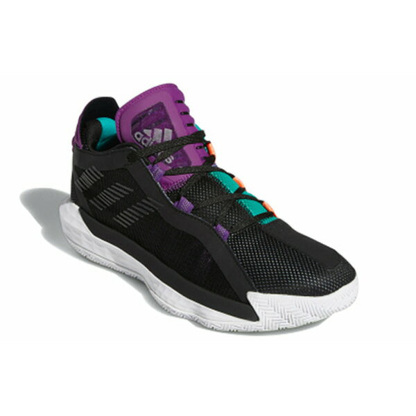 adidas アディダス メンズ スニーカー Black 【adidas Dame 6 GCA 'Purple Teal Accents' EF9872】 サイズ US_8.5(26.5cm)