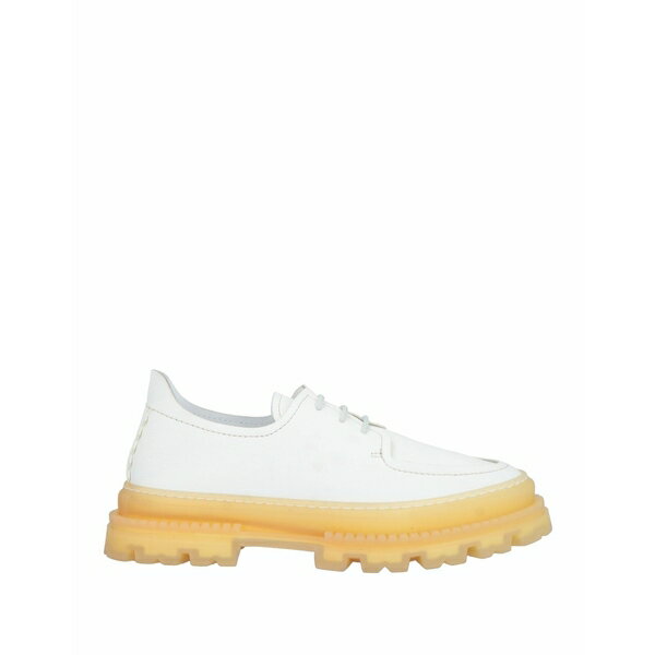 【送料無料】 アッティモネッリズ メンズ ドレスシューズ シューズ Lace-up shoes White