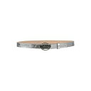 【送料無料】 ディースクエアード レディース ベルト アクセサリー Belts Silver