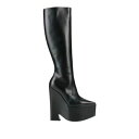 【送料無料】 ヴェルサーチ レディース ブーツ シューズ Boots Black