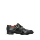 【送料無料】 サントーニ レディース スリッポン・ローファー シューズ Loafers Black