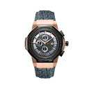 WFCr[_u[ Y rv ANZT[ Men's 10 YR Anniversary Saxon Diamond (1/6 ct.t.w.) & 18K Rose-gold Plated Watch Gold