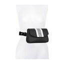 マイケルコース レディース ベルト アクセサリー Michael Kors Women's Logo belt bag with stripe Black