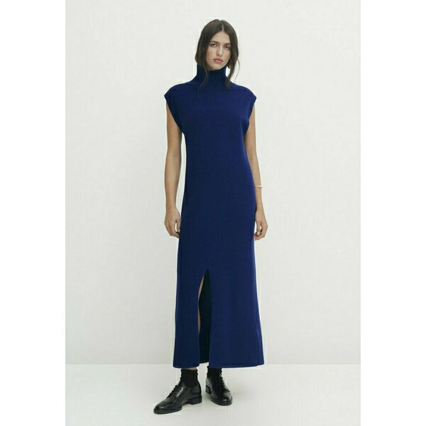 ޥå ɥåƥ ǥ ԡ ȥåץ HIGH NECK WITH OPENING - Maxi dress - royal blue