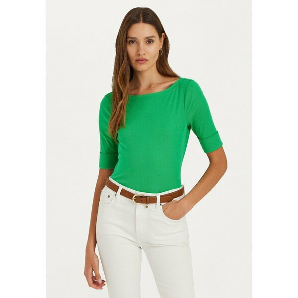 ե ǥ T ȥåץ JUDY ELBOW SLEEVE - Basic T-shirt - green topaz