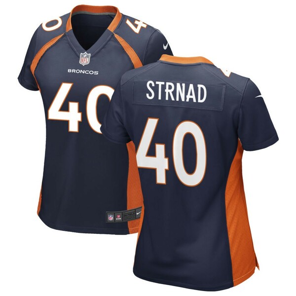 ʥ ǥ ˥ե ȥåץ Denver Broncos Nike Women's Alternate Custom Game Jersey Navy