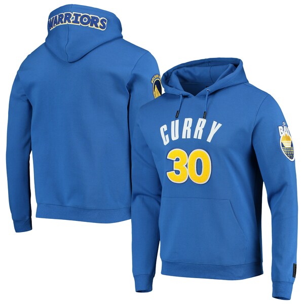 ץ  ѡåȥ  Stephen Curry Golden State Warriors Pro Standard Player Pullover Hoodie Royal
