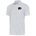 【送料無料】 アンティグア メンズ ポロシャツ トップス Philadelphia Flyers Antigua Motion Polo White/Gray