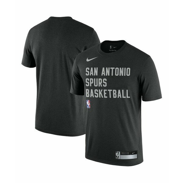 ナイキ レディース Tシャツ トップス Men's Black San Antonio Spurs 2023/24 Sideline Legend Performance Practice T-shirt Black