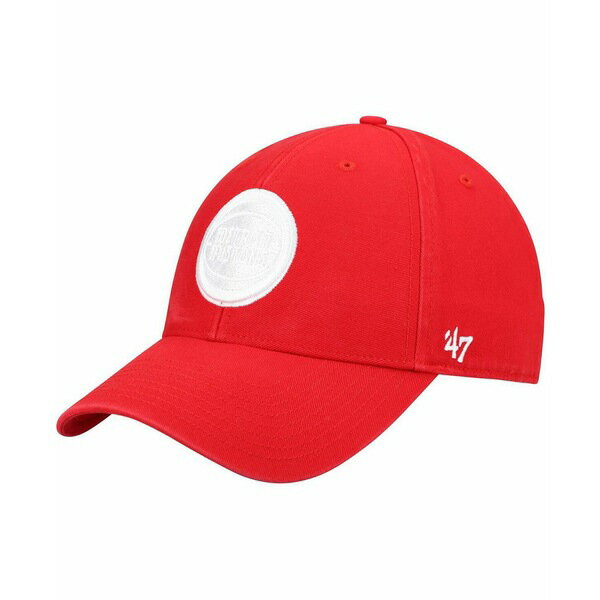 47ブランド レディース 帽子 アクセサリー Men's '47 Red Detroit Pistons MVP Legend Adjustable Hat Red