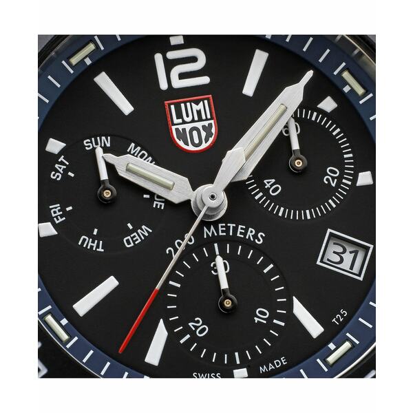 ルミノックス ルミノックス レディース 腕時計 アクセサリー Men's Swiss Chronograph Pacific Diver Blue Rubber Strap Watch 44mm No Color