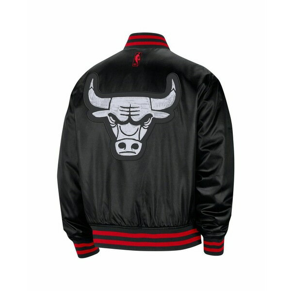 楽天astyナイキ レディース ジャケット＆ブルゾン アウター Men's Black Chicago Bulls 2023/24 City Edition Courtside Premier Full-Snap Bomber Jacket Black