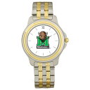 W[fB Y rv ANZT[ Marshall Thundering Herd Unisex TwoTone Team Logo Wristwatch -