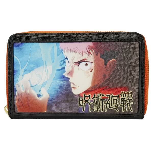 ラウンジフライ メンズ 財布 アクセサリー Jujutsu Kaisen Loungefly Yuji Itadori Cosplay Zip Around Wallet