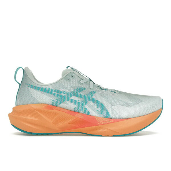 ASICS アシックス メンズ スニーカー 【ASICS Novablast 5 Soothing Sea Wave Teal Orange】 サイズ US_9(27.0cm) Soothing Sea/Wave Teal