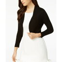 ジェシカハワード レディース ニット&セーター アウター Open-Front Cropped Cardigan Black