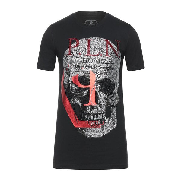 フィリッププレイン PHILIPP PLEIN メンズ Tシャツ トップス T-shirts Black