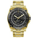 ブロバ レディース 腕時計 アクセサリー Men's Precisionist Diamond-Accent Gold-Tone Stainless Steel Bracelet Watch 46.5mm Gold(2)