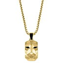 エフィー コレクション レディース ネックレス・チョーカー・ペンダントトップ アクセサリー EFFY® Men's Black Spinel Lion Dog Tag 22
