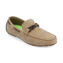 ヴァンセ カンパニー メンズ スリッポン・ローファー シューズ Men's Tyrell Driving Loafers Taupe