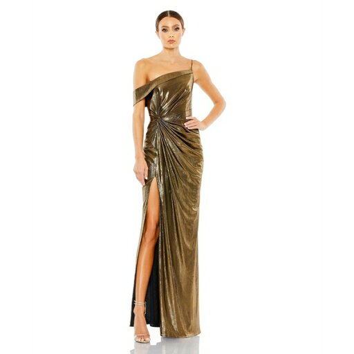 マックダガル レディース ワンピース トップス Women's Ieena Metallic Off The Shoulder Gown Gold マックダガル レディース ワンピース トップス Women's Ieena Metallic Off The Shoulder Gown Gold