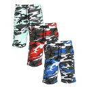 ギャラクシーバイハルビック メンズ カジュアルパンツ ボトムス Men's Camo Printed French Terry Shorts, Pack of ...