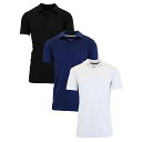 ギャラクシーバイハルビック メンズ ポロシャツ トップス Men's Dry Fit Moisture-Wicking Polo Shirt, Pack of ...